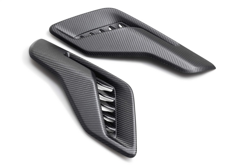 Ford F-150 Raptor Fender Vent Set - Right And Left - Ford Racing - Carbon Fiber - Matte - `21-`24 Ford F-150 Raptor Fender Vent Set - Right And Left - Ford Racing - Carbon Fiber - Matte - `21-`24